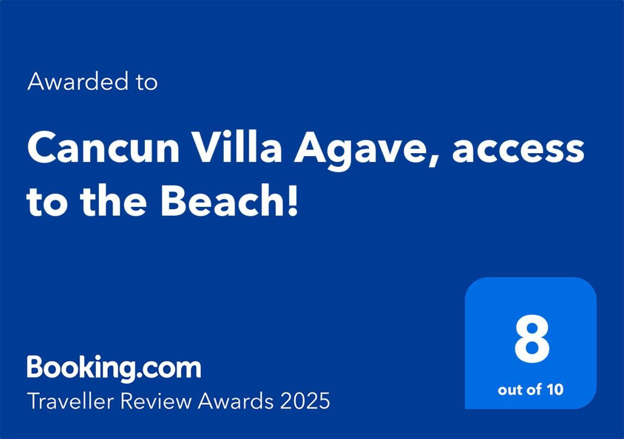 Cancun Villa Agave, Access To The Beach! Exterior foto